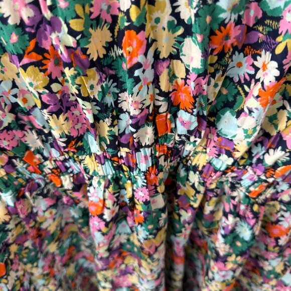 Gap Floral Maxi Dress, Cap-Sleeved - Picture 5 of 7